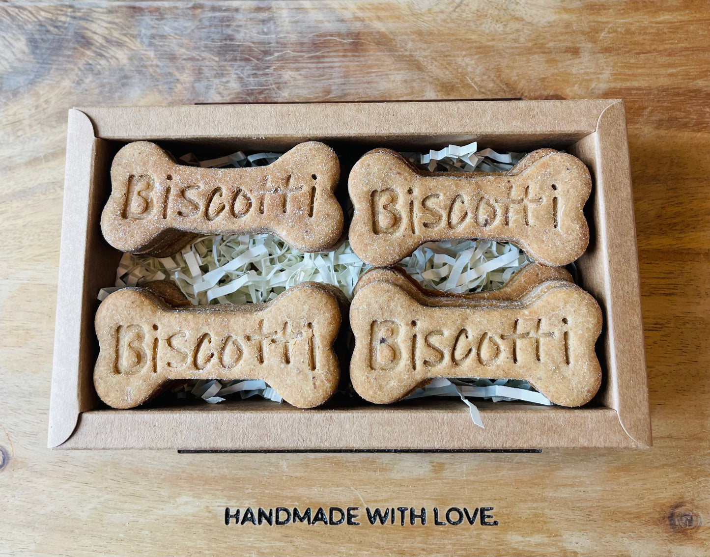 Personalized Dog Biscuits (gift box)