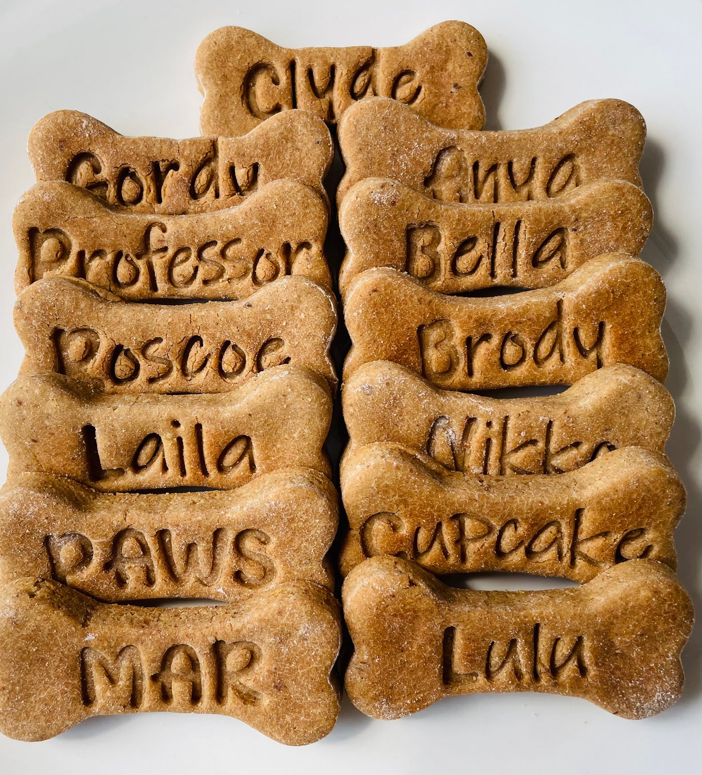 Personalized Dog Biscuits (gift box)