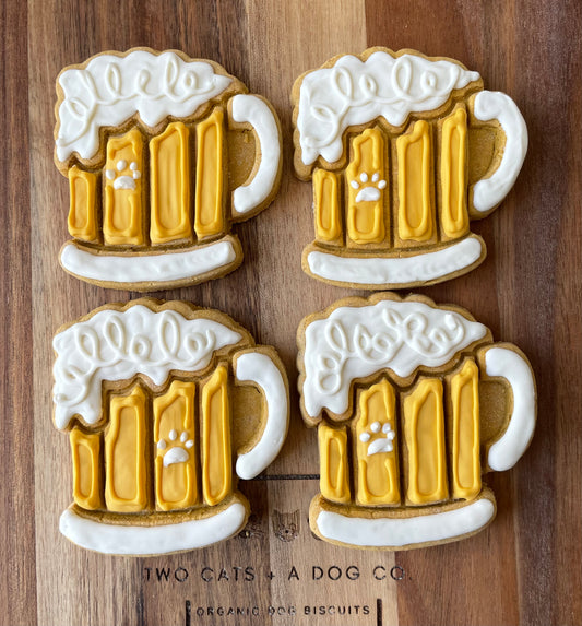 Beer Stein Dog Cookies ビール